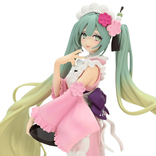 FURYU Vocaloid Exceed Creative Hatsune Miku (Matcha Green Tea Parfait Cherry Blossom Ver.) Figure