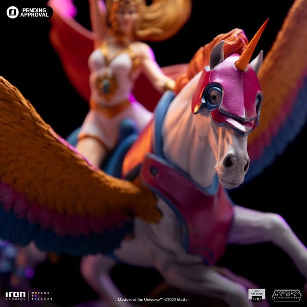 IRON STUDIOS She-ra and Swift Wind Deluxe - Masters of the Universe - Art Scale 1/10