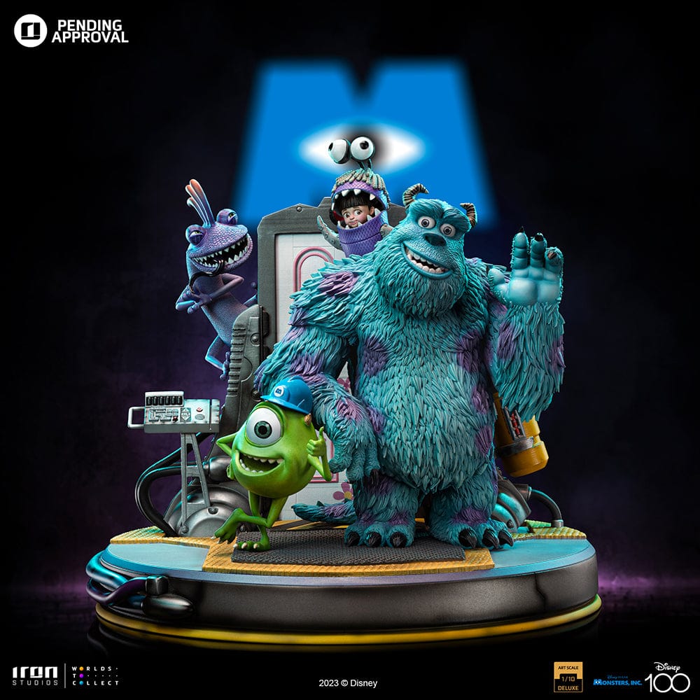 IRON STUDIOS Monsters Inc. Diorama - Disney 100TH - Monsters Inc - Art Scale 1/10