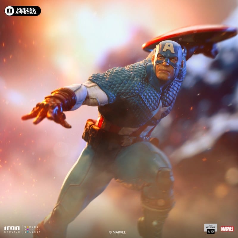 IRON STUDIOS Captain America - Infinity Gauntlet Diorama - BDS Art Scale 1/10