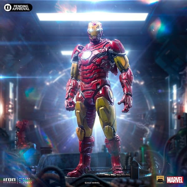 IRON STUDIOS Iron Man Unleashed Deluxe - Marvel Comics - Art Scale 1/10