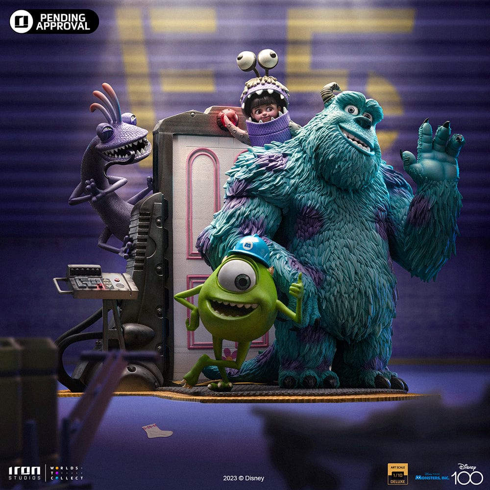 IRON STUDIOS Monsters Inc. Diorama - Disney 100TH - Monsters Inc - Art Scale 1/10