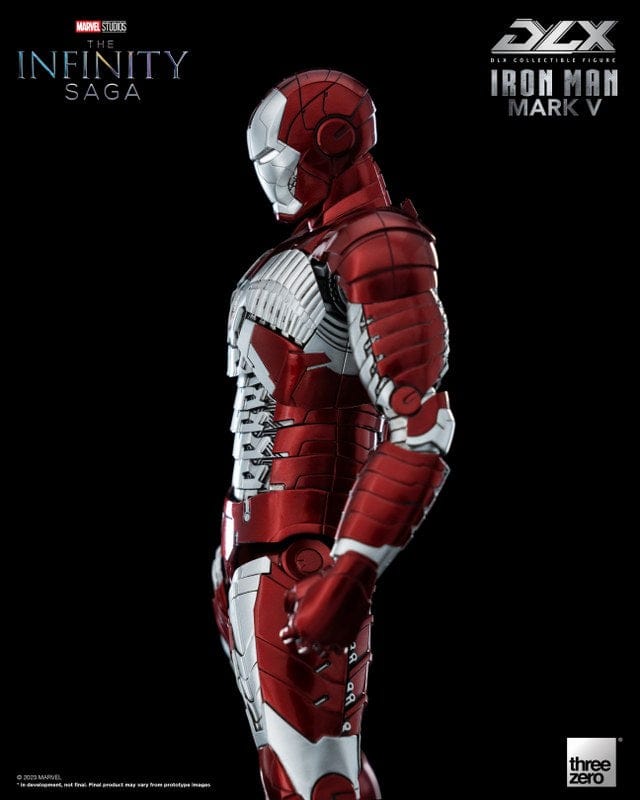 THREEZERO Avengers: The Infinity Saga DLX Iron Man Mark V 1/12 Scale Figure