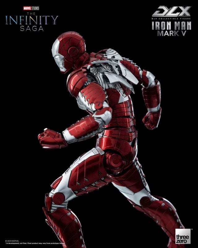 THREEZERO Avengers: The Infinity Saga DLX Iron Man Mark V 1/12 Scale Figure