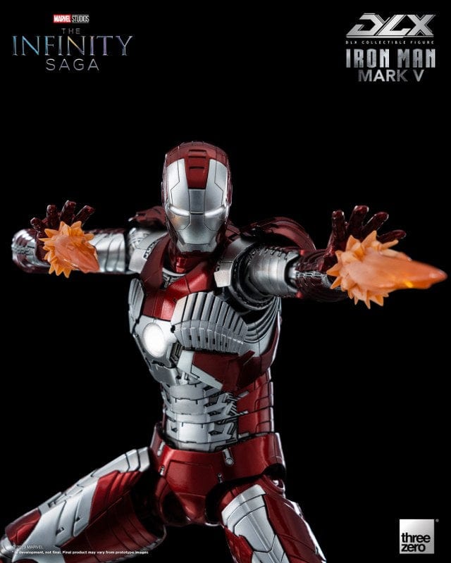 THREEZERO Avengers: The Infinity Saga DLX Iron Man Mark V 1/12 Scale Figure