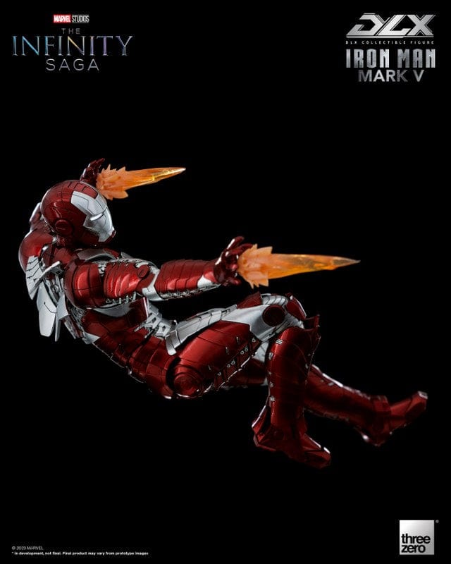 THREEZERO Avengers: The Infinity Saga DLX Iron Man Mark V 1/12 Scale Figure