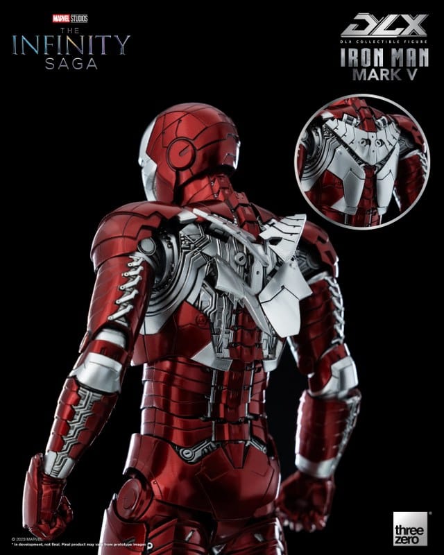 THREEZERO Avengers: The Infinity Saga DLX Iron Man Mark V 1/12 Scale Figure