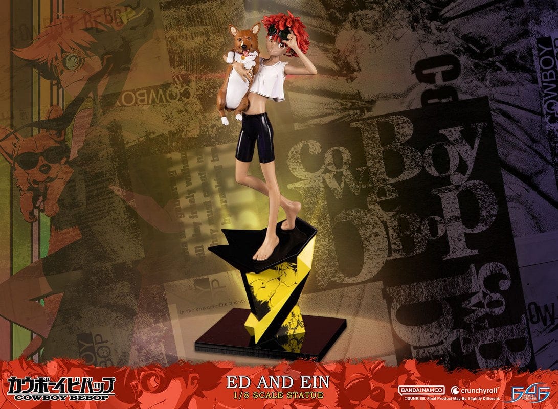 FIRST 4 FIGURES Cowboy Beebop Ed and Ein 1/8 Scale Limited Edition Statue