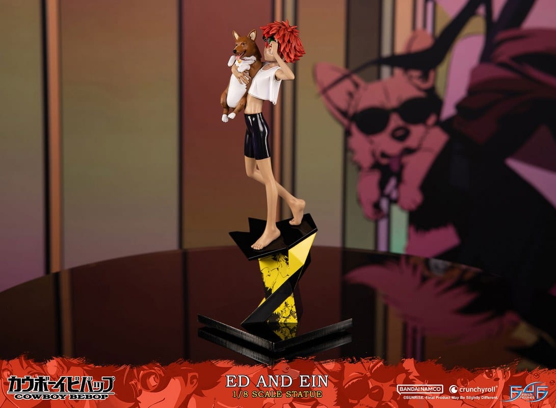 FIRST 4 FIGURES Cowboy Beebop Ed and Ein 1/8 Scale Limited Edition Statue