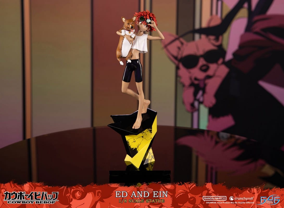 FIRST 4 FIGURES Cowboy Beebop Ed and Ein 1/8 Scale Limited Edition Statue