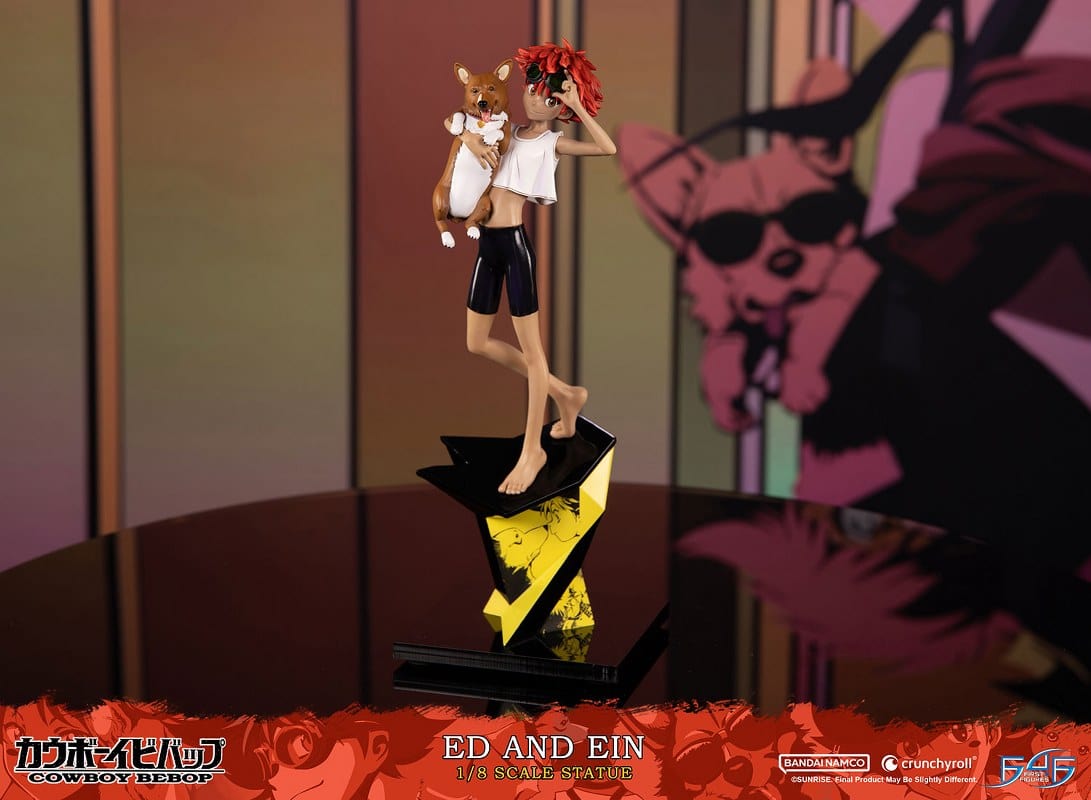 FIRST 4 FIGURES Cowboy Beebop Ed and Ein 1/8 Scale Limited Edition Statue