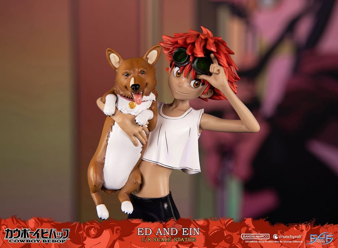 FIRST 4 FIGURES Cowboy Beebop Ed and Ein 1/8 Scale Limited Edition Statue