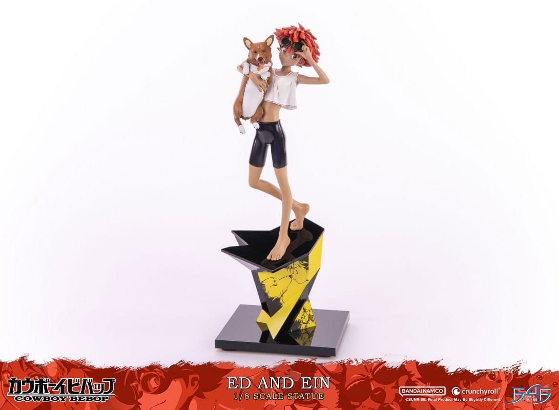 FIRST 4 FIGURES Cowboy Beebop Ed and Ein 1/8 Scale Limited Edition Statue