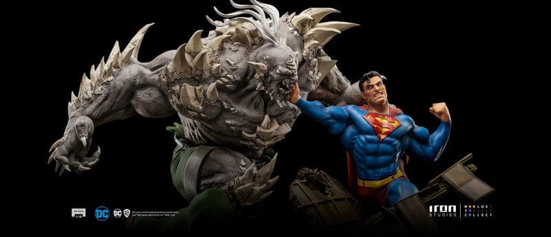 IRON STUDIOS Superman vs Doomsday - DC Comics Exclusive 10 Years - Art Scale 1/10