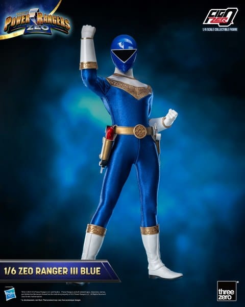 THREEZERO Power Rangers Zeo FigZero Zeo Ranger III Blue 1/6 Scale Figure