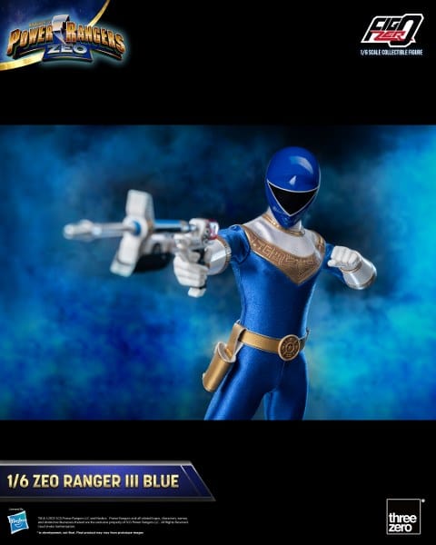 THREEZERO Power Rangers Zeo FigZero Zeo Ranger III Blue 1/6 Scale Figure