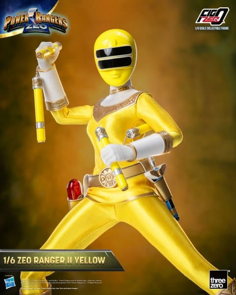 THREEZERO Power Rangers Zeo FigZero Zeo Ranger II Yellow 1/6 Scale Figure