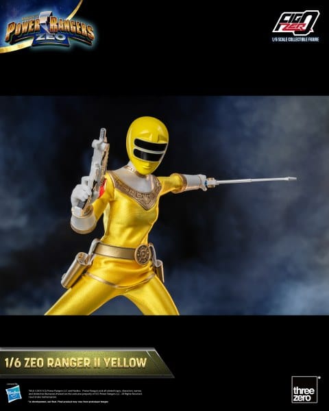 THREEZERO Power Rangers Zeo FigZero Zeo Ranger II Yellow 1/6 Scale Figure