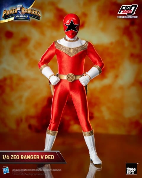 THREEZERO Power Rangers Zeo FigZero Zeo Ranger V Red 1/6 Scale Figure