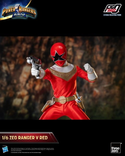 THREEZERO Power Rangers Zeo FigZero Zeo Ranger V Red 1/6 Scale Figure