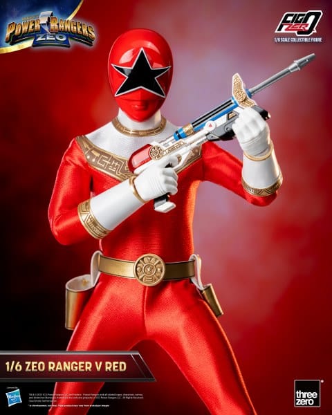 THREEZERO Power Rangers Zeo FigZero Zeo Ranger V Red 1/6 Scale Figure