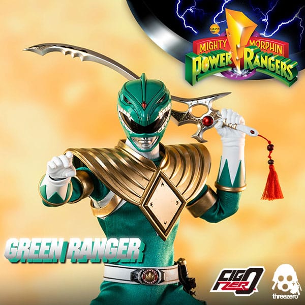 THREEZERO Mighty Morphin Power Rangers FigZero Green Ranger 1/6 Scale Figure