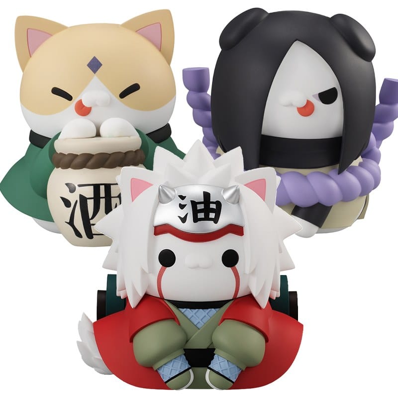 MEGAHOUSE MEGA CAT PROJECT NARUTO: Nyanto! The Big Nyaruto Series The Sannin Set