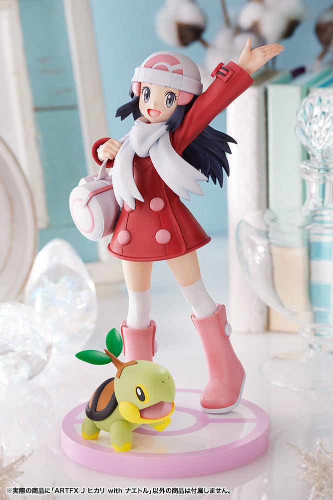 KOTOBUKIYA Pokémon Dawn with Turtwig ARTFX J STATUE