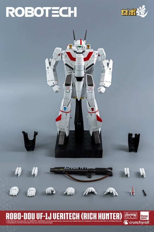 THREEZERO Robotech ROBO-DOU VF-1J Veritech (Rick Hunter) Figure