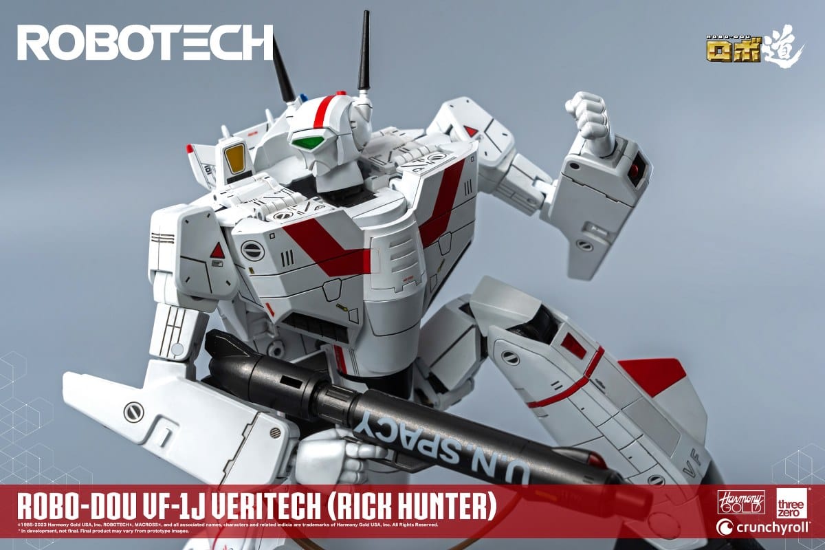 THREEZERO Robotech ROBO-DOU VF-1J Veritech (Rick Hunter) Figure