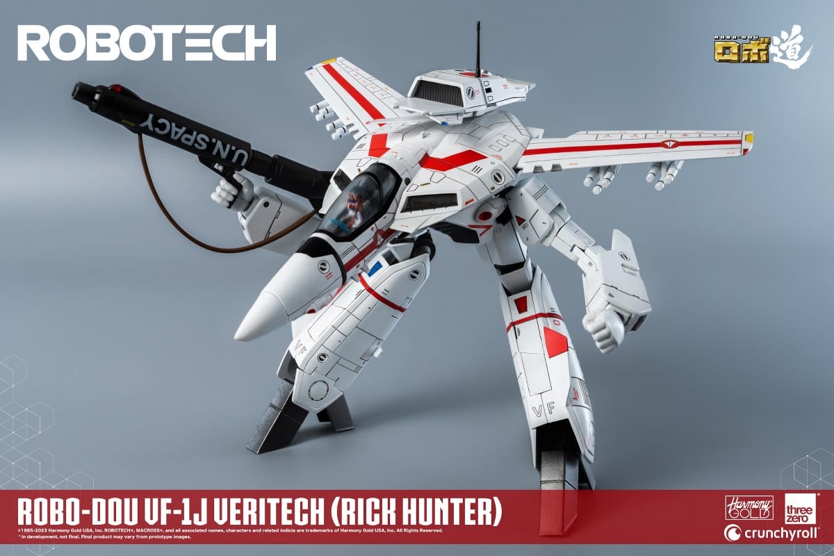 THREEZERO Robotech ROBO-DOU VF-1J Veritech (Rick Hunter) Figure