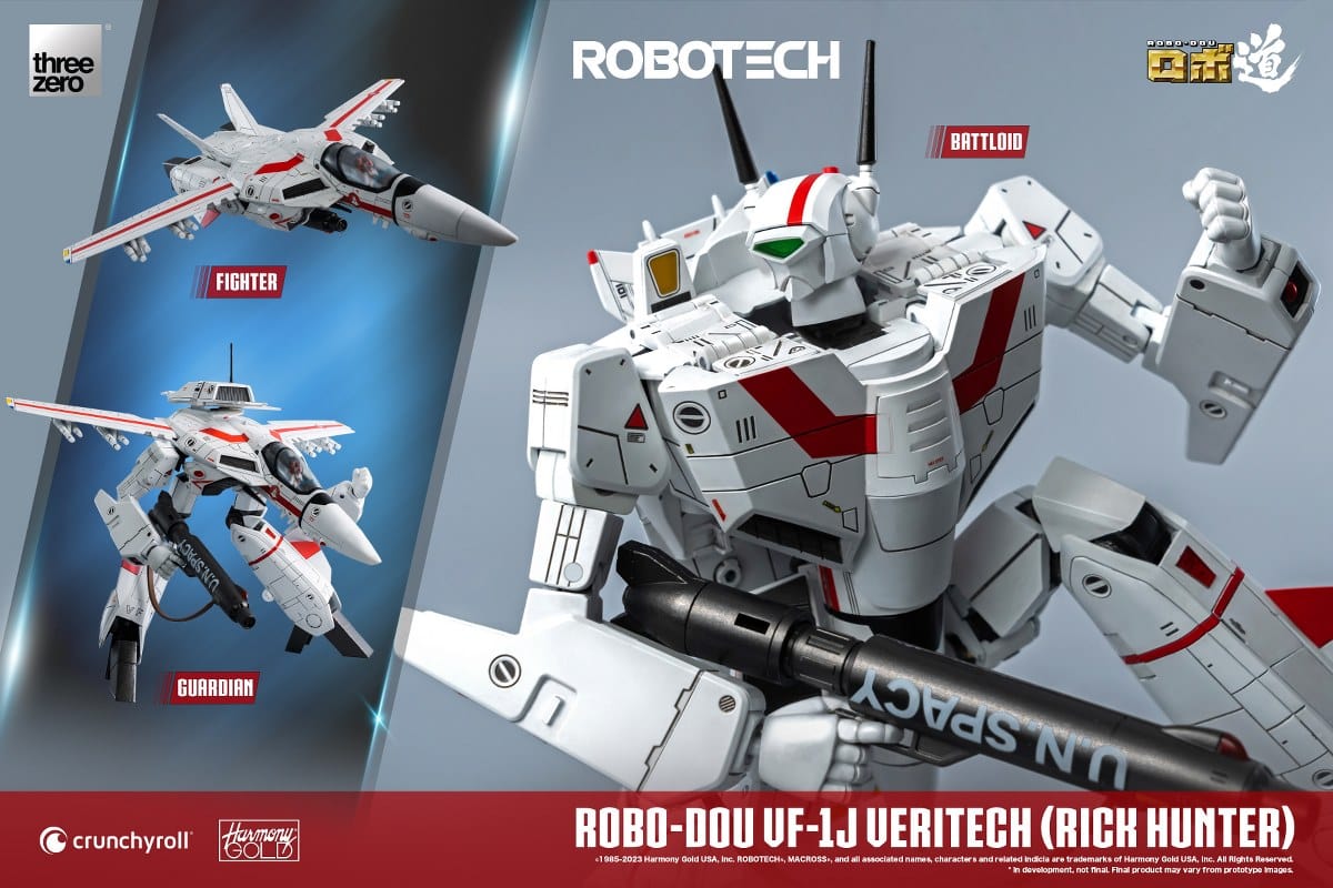 THREEZERO Robotech ROBO-DOU VF-1J Veritech (Rick Hunter) Figure