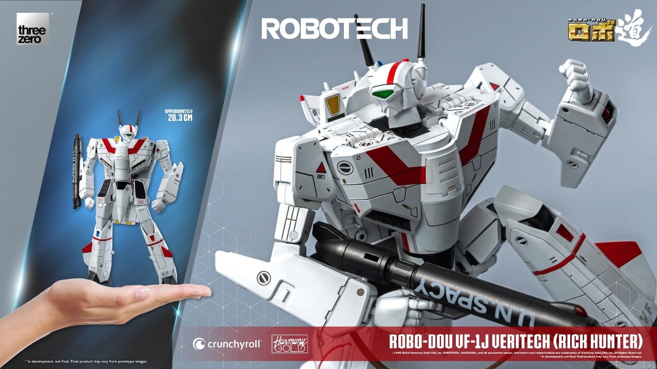 THREEZERO Robotech ROBO-DOU VF-1J Veritech (Rick Hunter) Figure