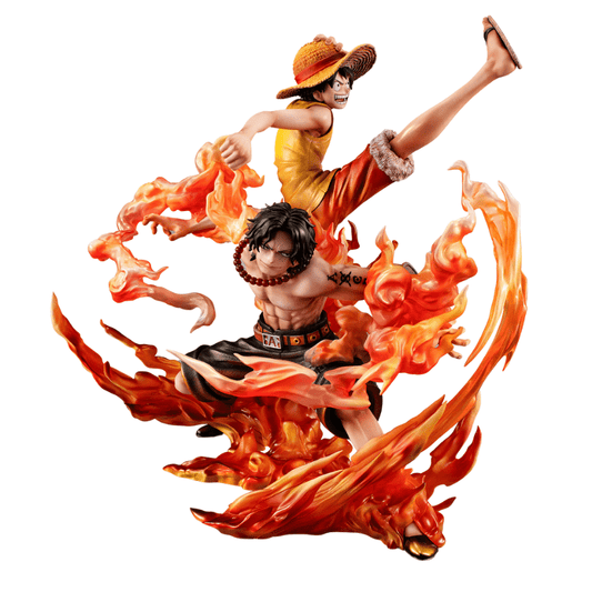 MEGAHOUSE Portrait.Of.Pirates: ONE PIECE "NEO-MAXIMUM” - Luffy & Ace – Brothers' Bond – 20th LIMITED Ver.
