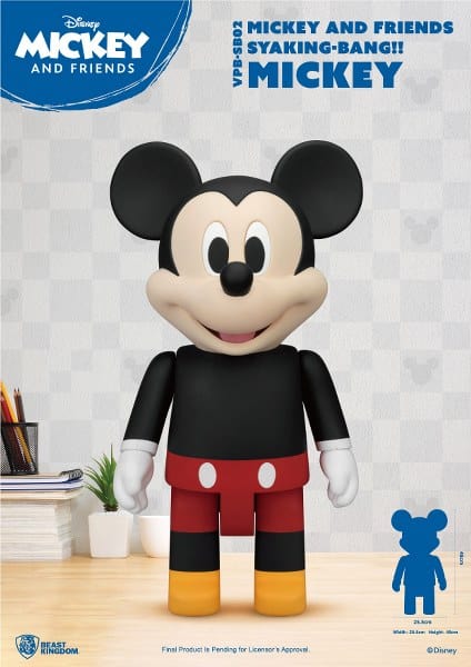 BEAST KINGDOM Mickey and Friends SYAKING BANG!! VPB-SB02 Mickey