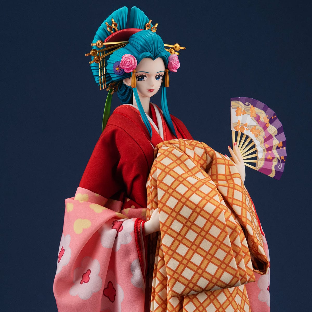 MEGAHOUSE Kyugetsu x MegaHouse Japanese Doll - ONE PIECE: Komurasaki (Glass Case Special Set)