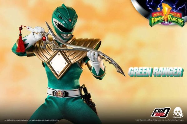 THREEZERO Mighty Morphin Power Rangers FigZero Green Ranger 1/6 Scale Figure