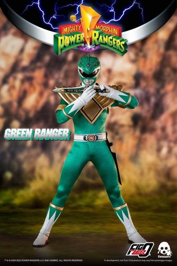 THREEZERO Mighty Morphin Power Rangers FigZero Green Ranger 1/6 Scale Figure