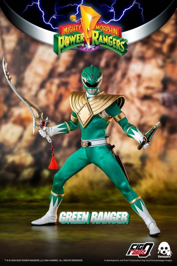 THREEZERO Mighty Morphin Power Rangers FigZero Green Ranger 1/6 Scale Figure