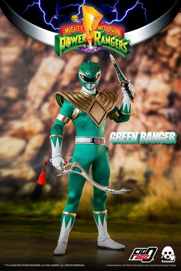 THREEZERO Mighty Morphin Power Rangers FigZero Green Ranger 1/6 Scale Figure