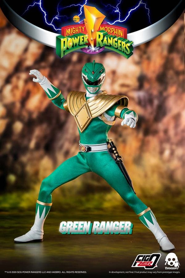 THREEZERO Mighty Morphin Power Rangers FigZero Green Ranger 1/6 Scale Figure