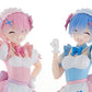 FURYU TENITOL Yumekawa Maid Rem & Ram Set With Bonus