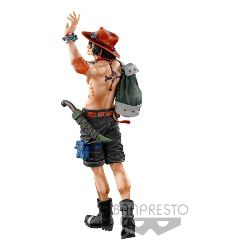 BANPRESTO One Piece World Figure Colosseum 3 Super Master Stars Portgas D. Ace (Brush A)