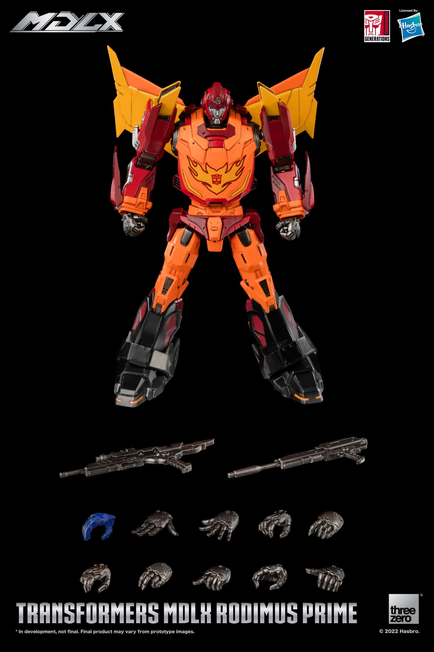 THREEZERO Transformers MDLX Articulated Figures Series Rodimus Prime