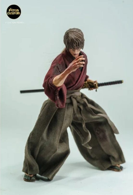 ATON CUSTOMS Rurouni Kenshin Kenshi Battle Damaged Edition 1/12th 