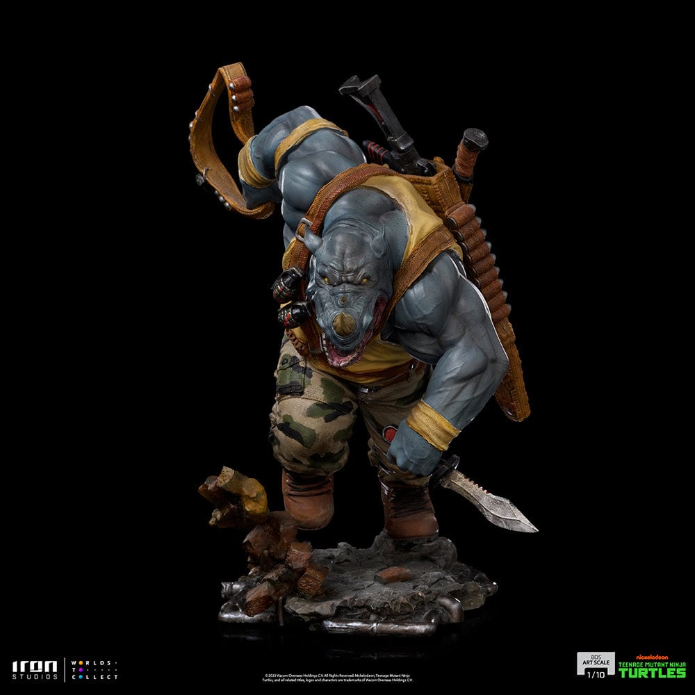 IRON STUDIOS Rocksteady - TMNT BDS Art Scale 1/10