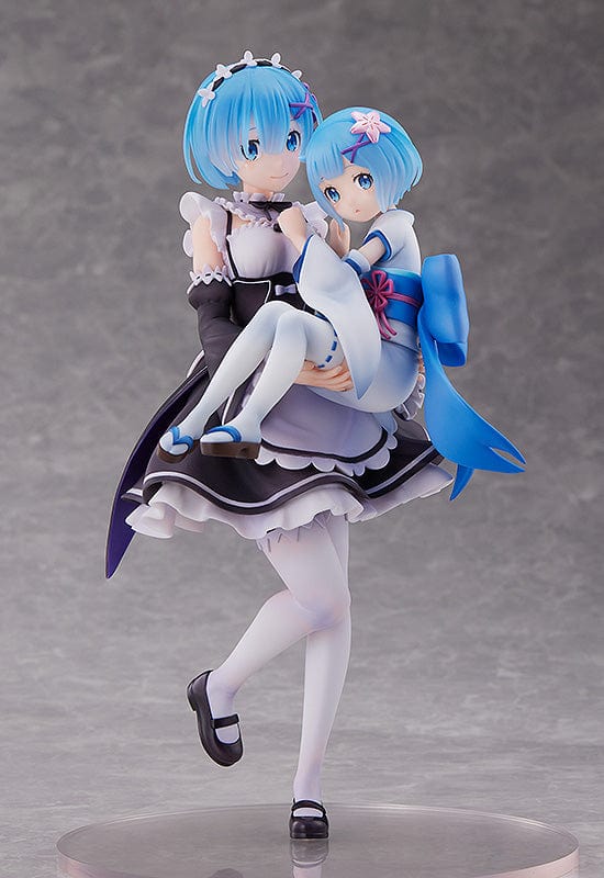 SEGA Re:Zero Starting Life in Another World Rem & Childhood Rem 1/7 Scale Figure