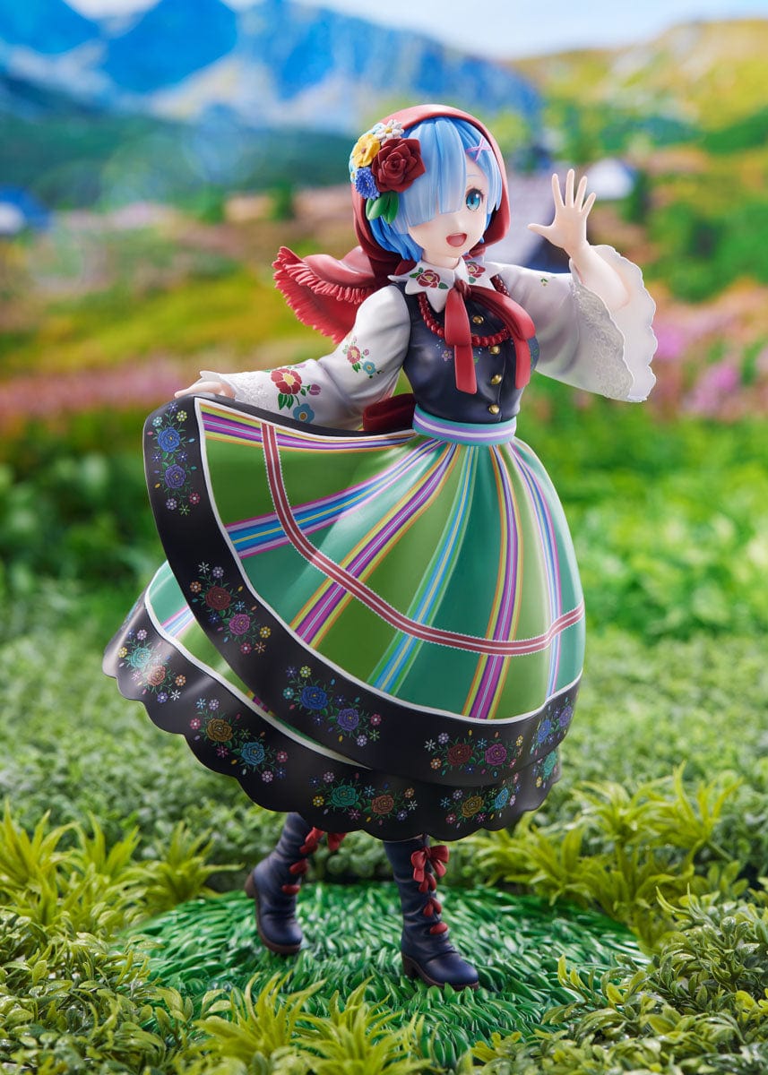 FURYU Re:Zero -Starting Life in Another World- F:Nex - Rem (Country Dress Ver.) 1/7 Scale Figure