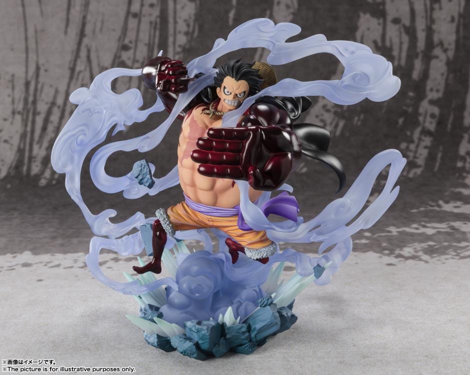 BANDAI SPIRITS One Piece FiguartsZERO Extra Battle Monkey D. Luffy (Gear 4) Battle of Monsters on Onigashima