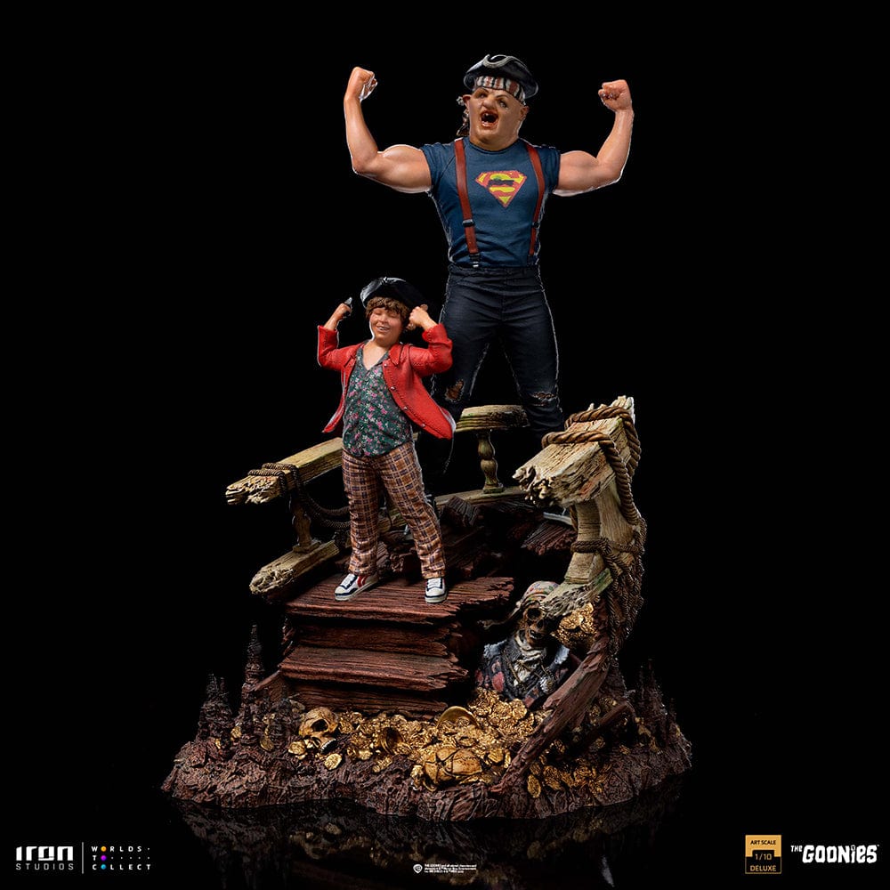 IRON STUDIOS Sloth and Chunk - The Goonies DELUXE Art Scale 1/10